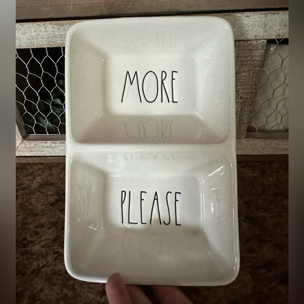 More Please Rae Dunn serving dish